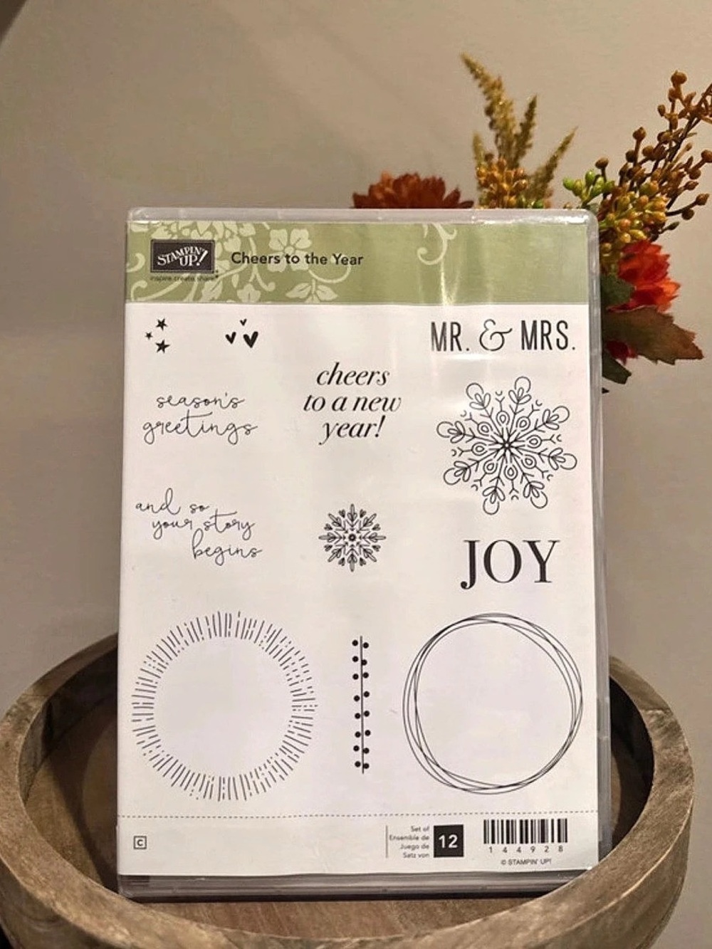 Stampin' Up! Cheers to the Year! Stamp Set White & Green